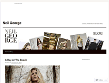 Tablet Screenshot of neilgeorgeblog.com